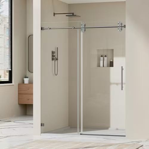 Sliding Shower Door · Minimal Look