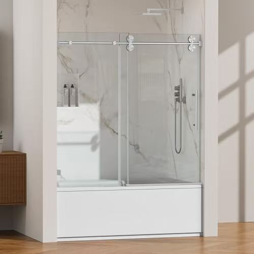 Alcove Tub Door · Marble Look